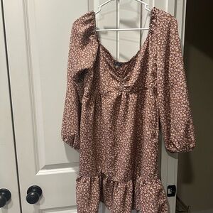 Floral Long Sleeve Dress